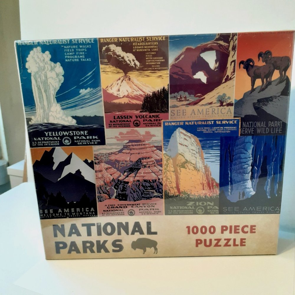 National Parks  Jigsaw Puzzle 1000 Piece Gibbs Smith Brand new sealed